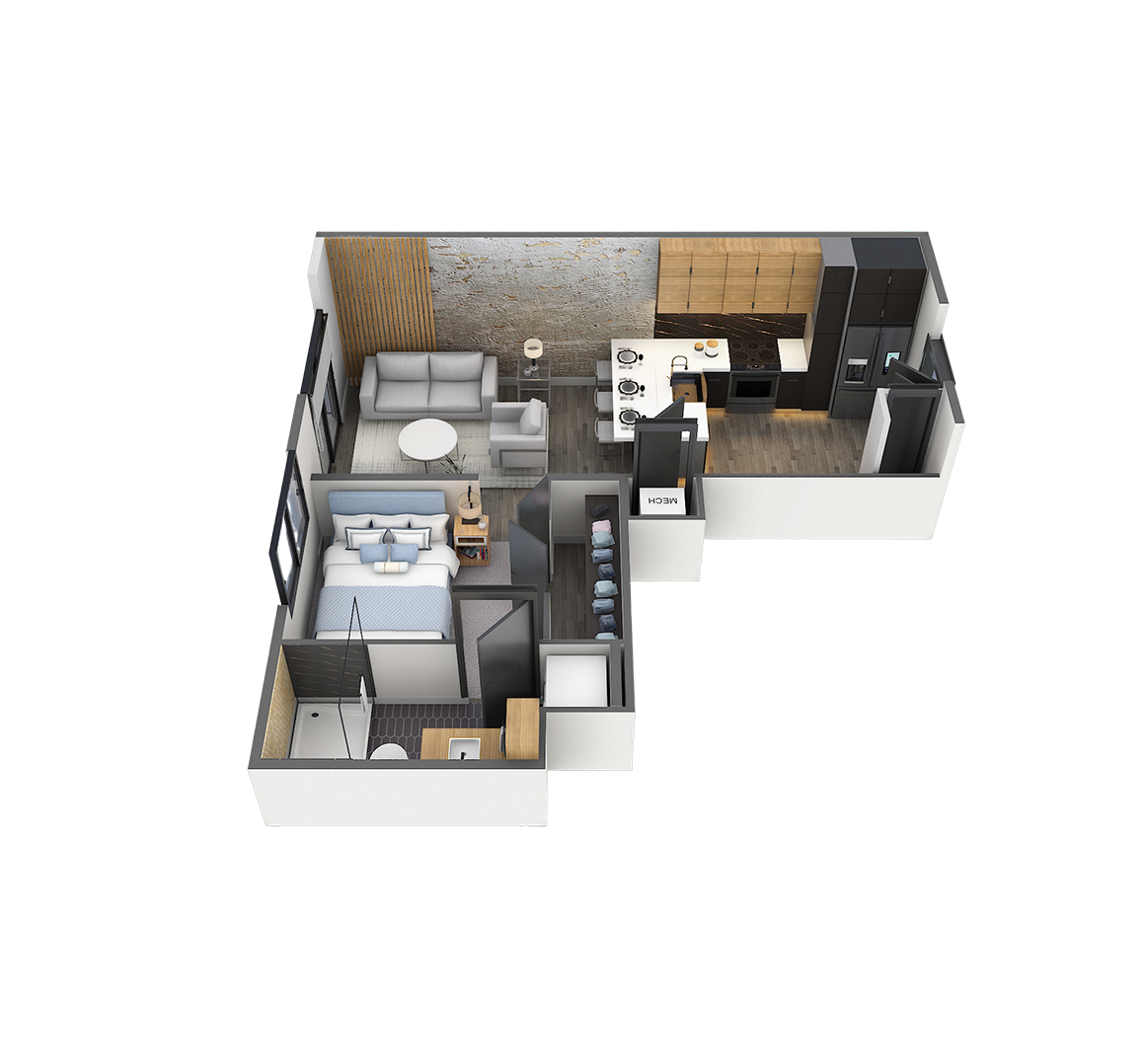 Studio 2 floor plan